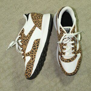 NWOT Reebok Classic Leather Big Kid Sz 5.5 Cheetah Brown Athletic Shoes